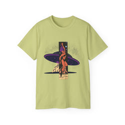 Space Warrior - Unisex Cotton Tee (Front) - Damned Threads