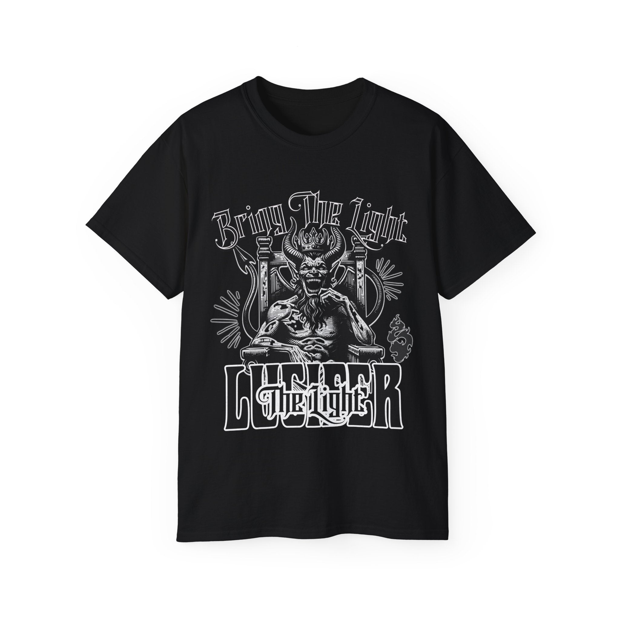 Bring The Light - Unisex Ultra Cotton Tee (Front) - Damned Threads