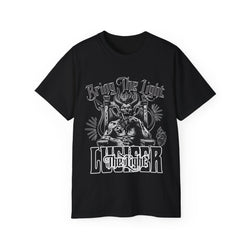 Bring The Light - Unisex Ultra Cotton Tee (Front) - Damned Threads
