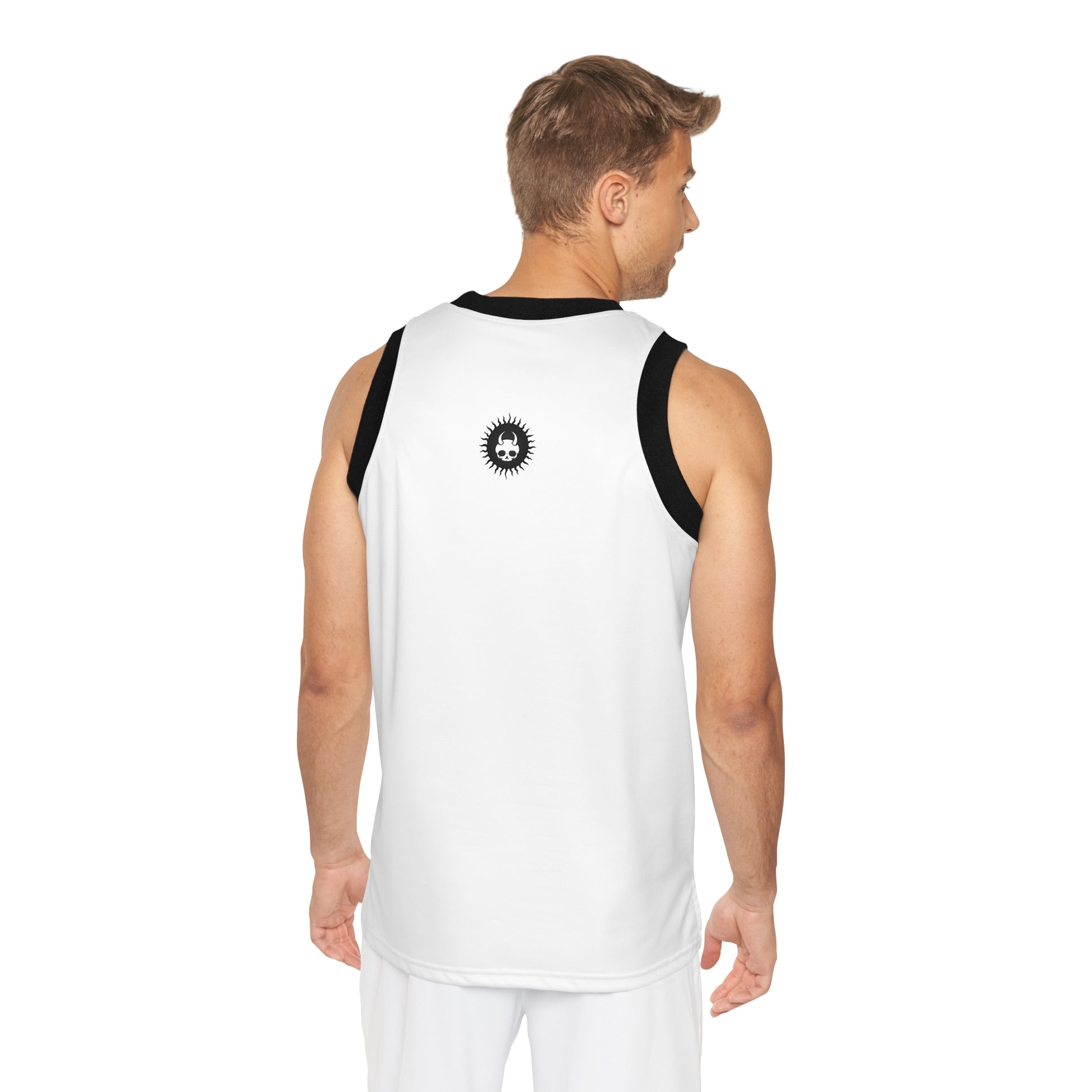 MY PEN IS HUGE - Unisex Basketball Jersey - Damned Threads