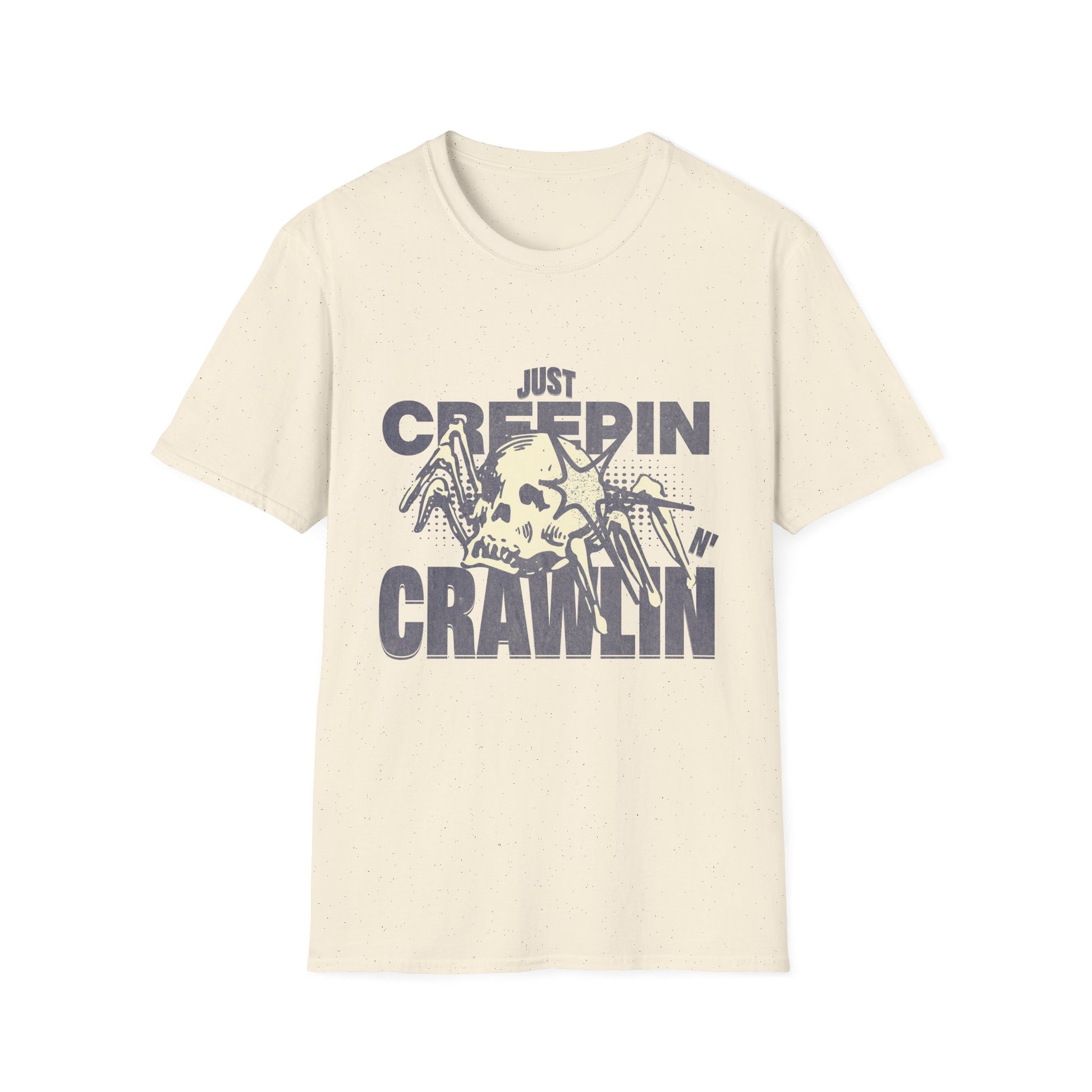 Just Creepin N Crawlin - Unisex Softstyle T-Shirt (Front) - Damned Threads