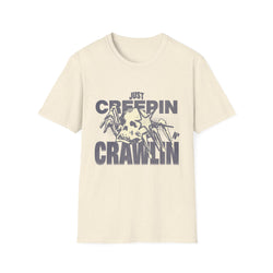 Just Creepin N Crawlin - Unisex Softstyle T-Shirt (Front) - Damned Threads