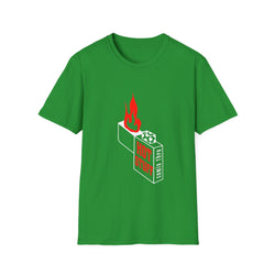 Hot Stuff Comin Thru - Unisex Softstyle T-Shirt (Front) - Damned Threads