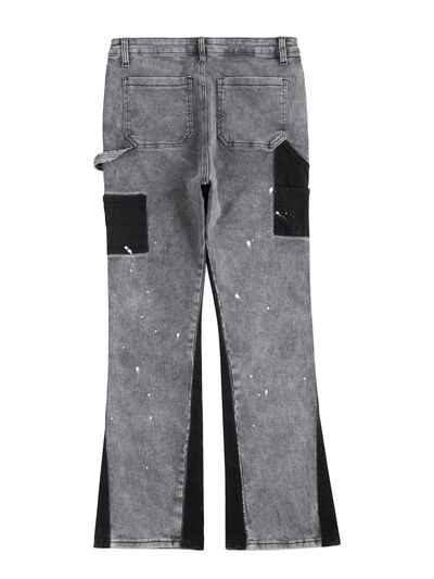 Men's Contrast Washed Bootcut Jeans - Damned Threads
