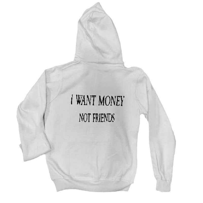 Men's Zip Up Letter Graphic Hoodie - Damned Threads