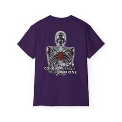 Exposed Heart - Unisex Cotton Tee (Back) - Damned Threads