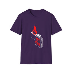 Hot Stuff Comin Thru - Unisex Softstyle T-Shirt (Front) - Damned Threads