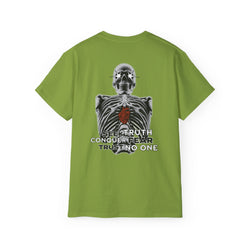 Exposed Heart - Unisex Cotton Tee (Back) - Damned Threads
