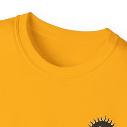 Spook-Rock - Unisex Cotton Tee (Back) - Damned Threads