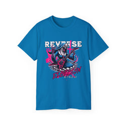 Reverse Exorcism - Unisex Cotton Tee (Front) - Damned Threads
