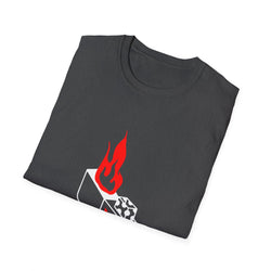 Hot Stuff Comin Thru - Unisex Softstyle T-Shirt (Front) - Damned Threads