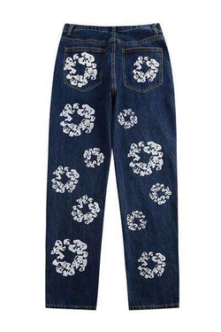 Men's Graphic Straight Leg Jeans - Damned Threads