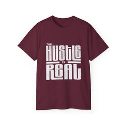 The Hustle Is Real - Unisex Softstyle T-Shirt (front) - Damned Threads