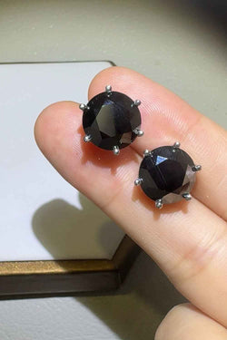 4 Carat  Moissanite 925 Sterling Silver Stud Earrings - Damned Threads