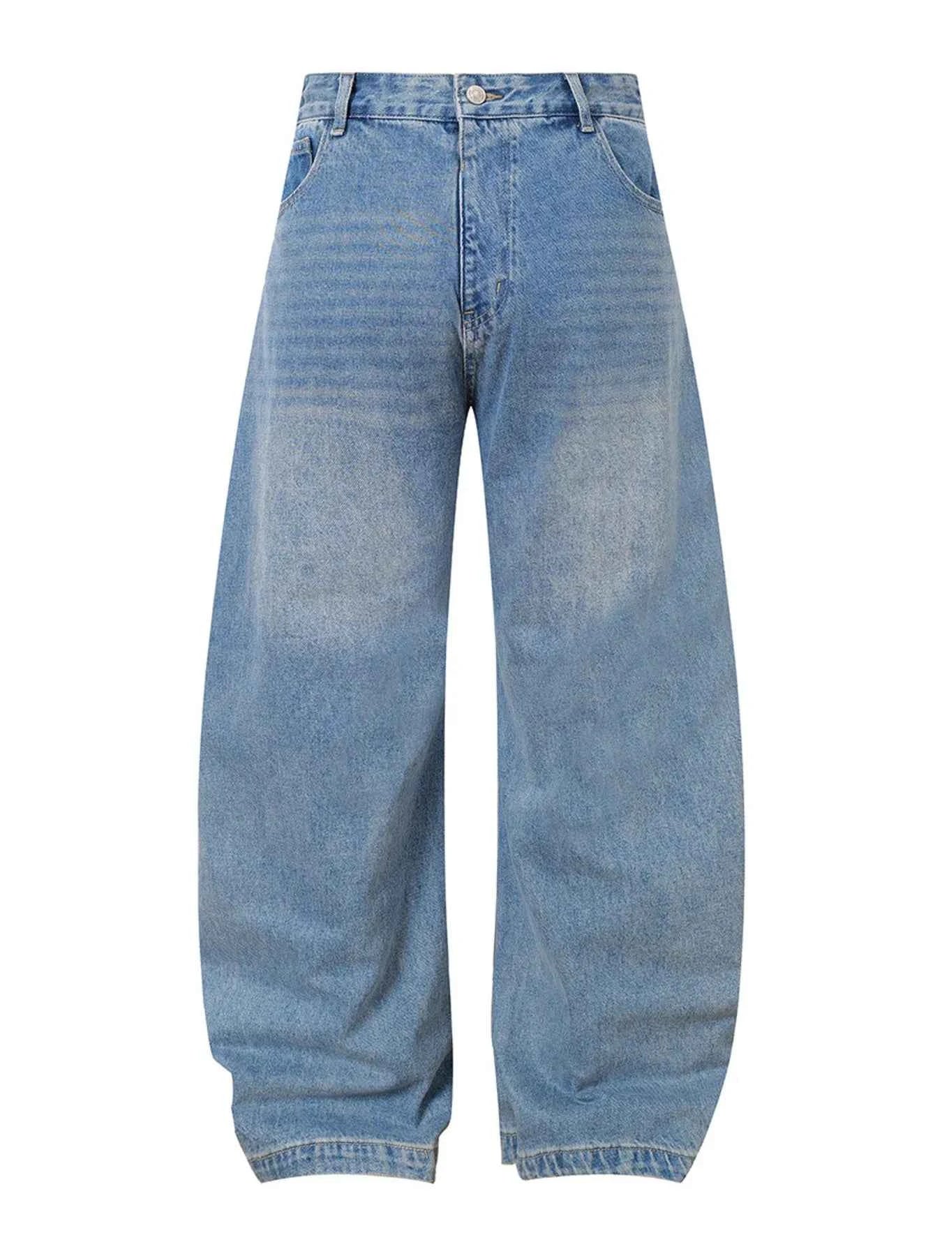 Basic style Oversized Wide leg Jeans