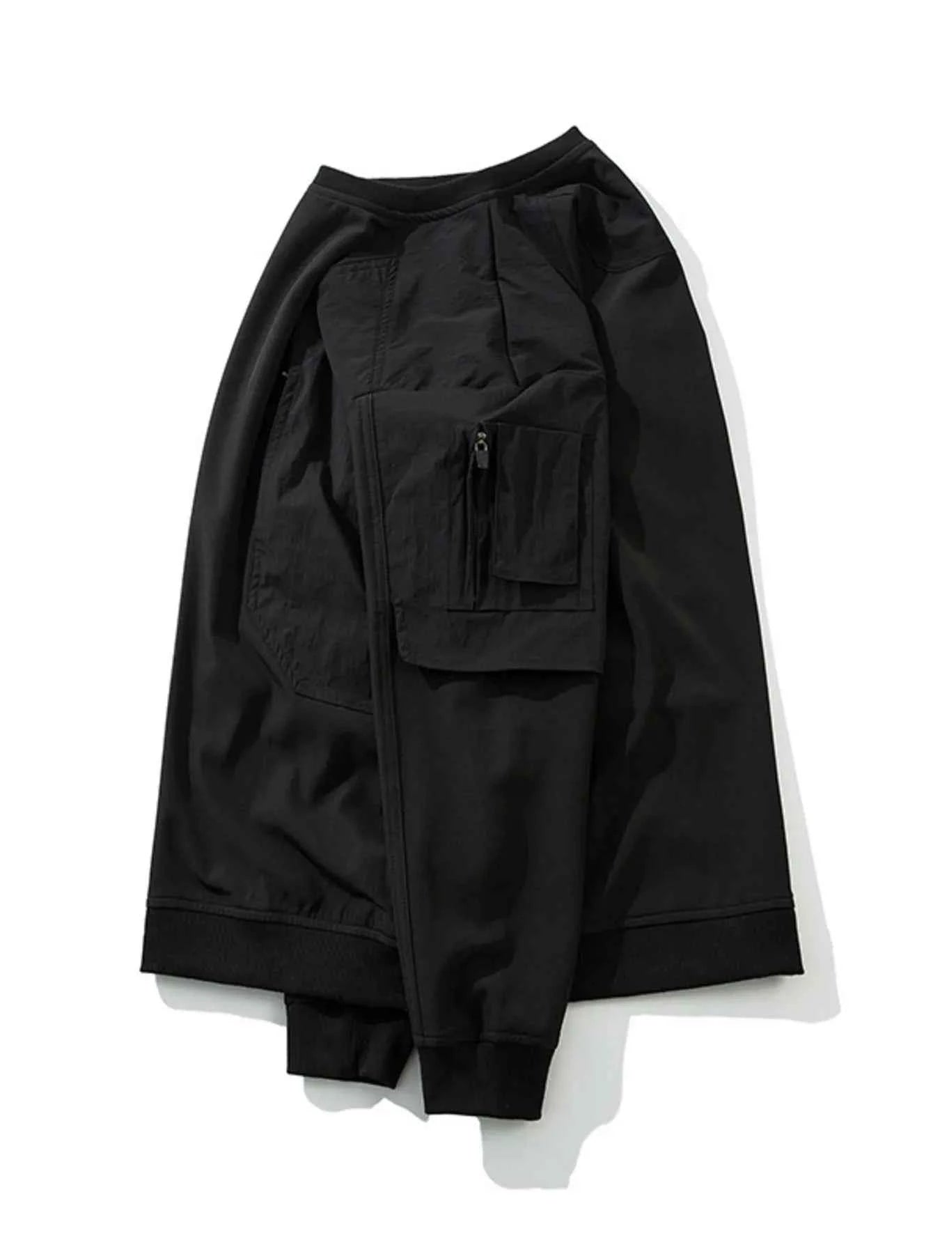 Men's Plus Size Oversized Layered Sleeve Sweatshirt