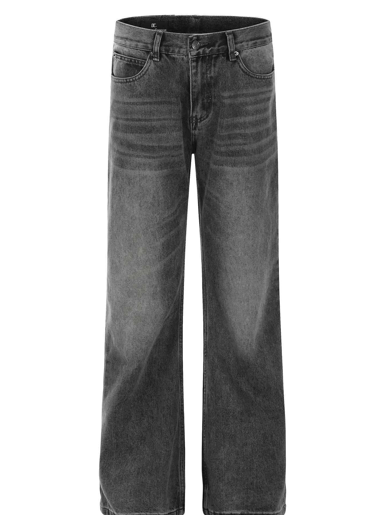Men's Washed Loose Fit Classic Jeans