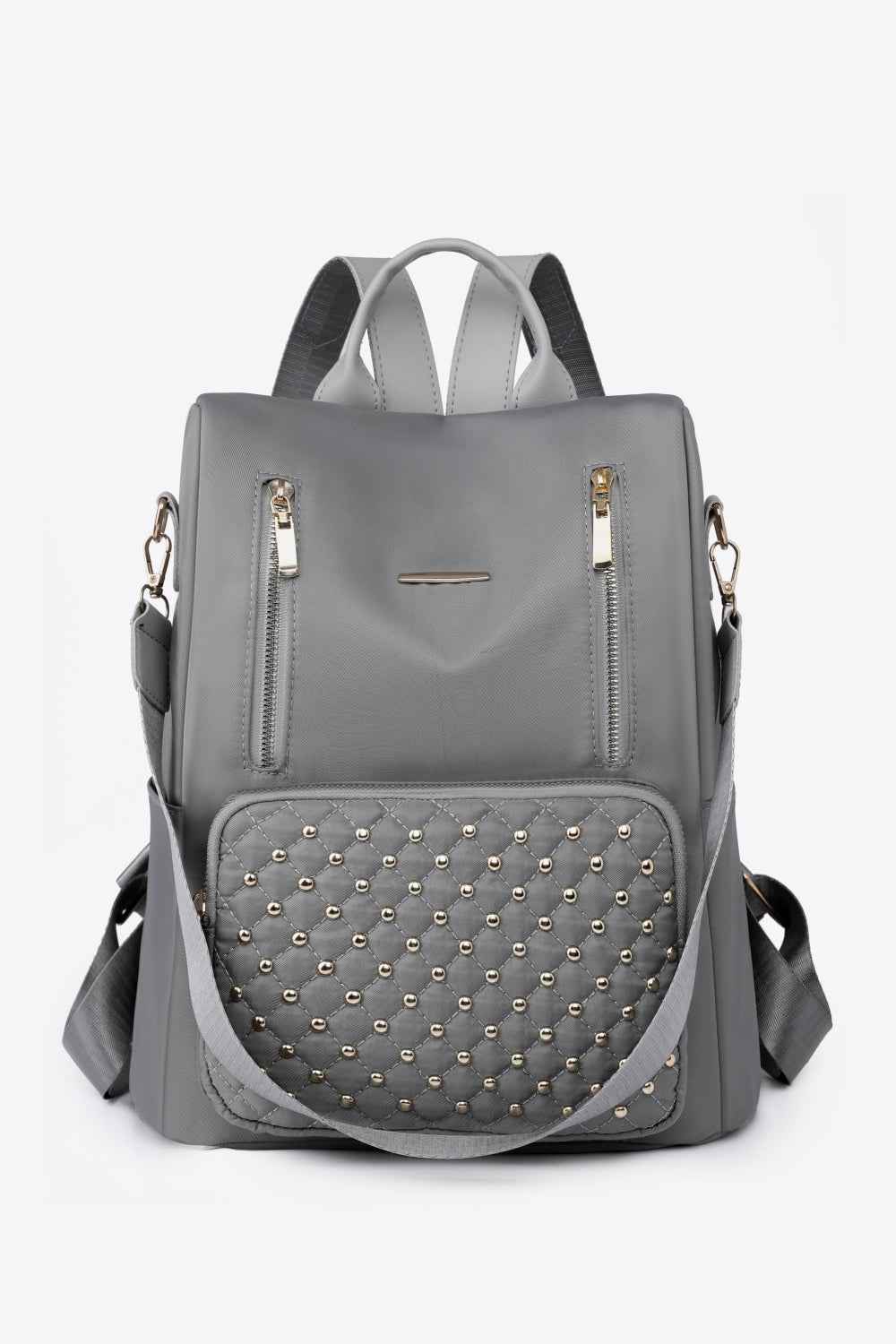 Zipper Pocket Beaded Backpack - Damned Threads