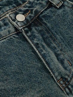 Men's Vintage Washed Wide Leg Baggy Jeans