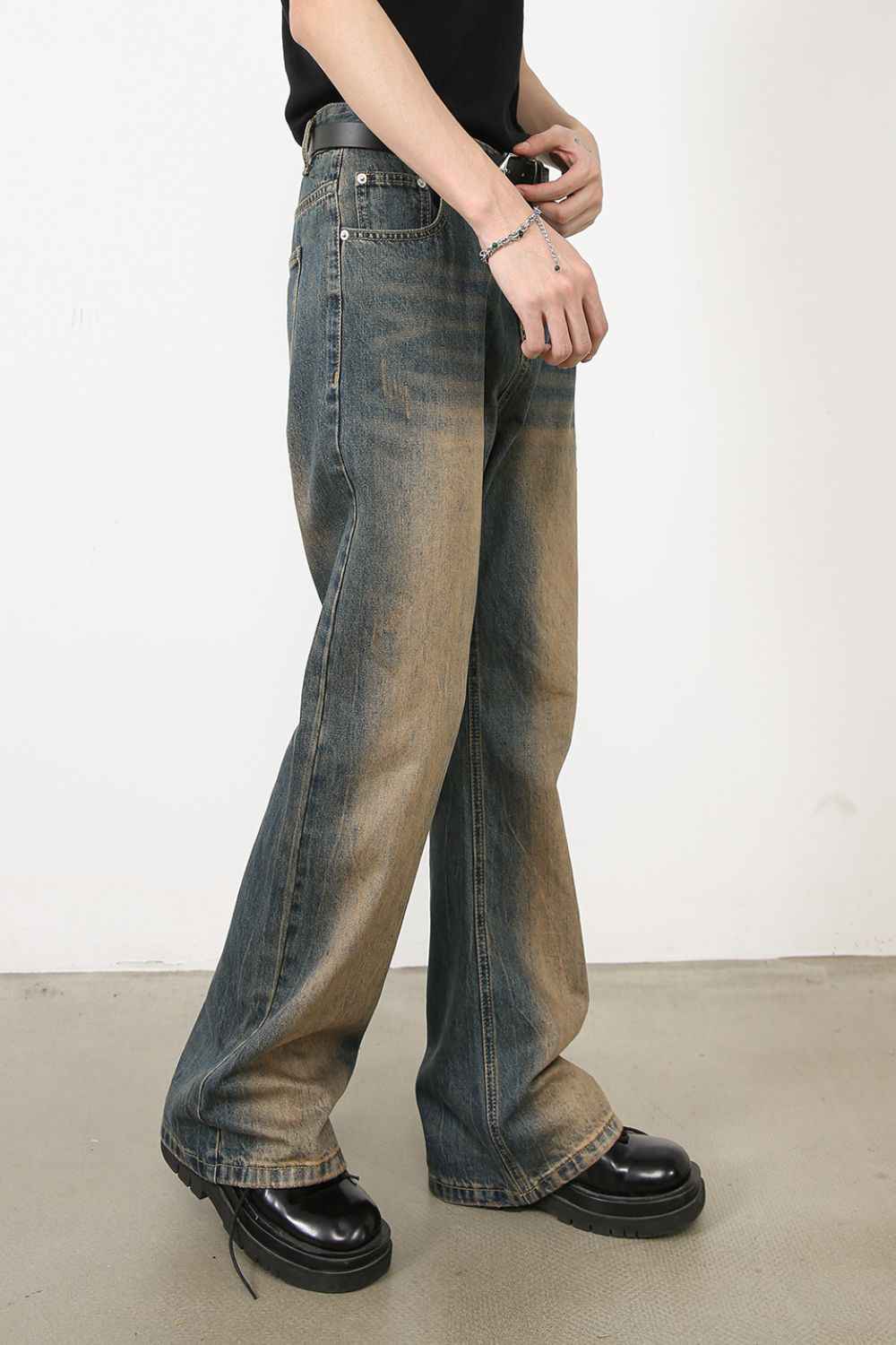 Men's Bootcut Jeans with Pockets - Damned Threads