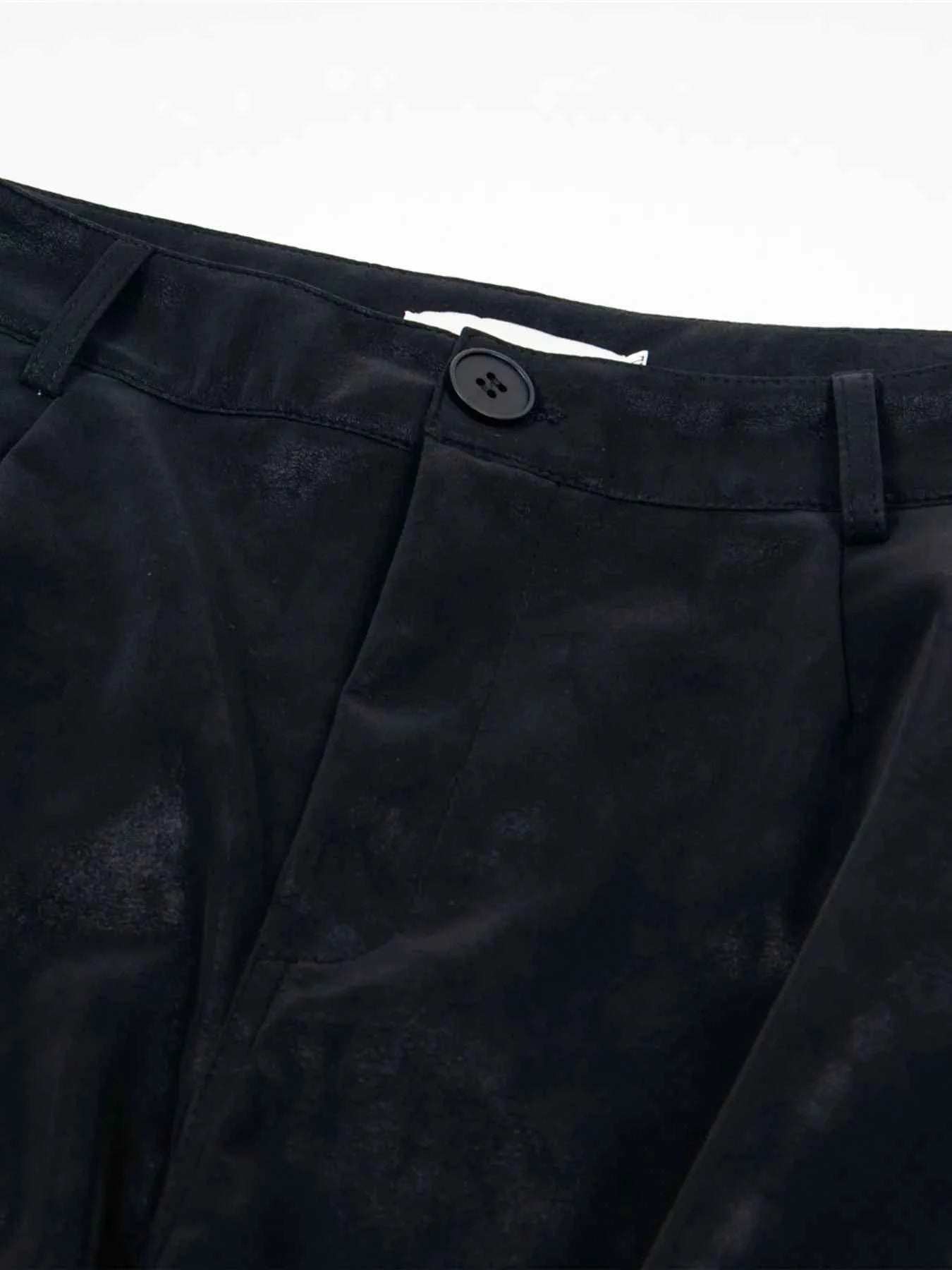 Men's Wide Leg Cargo Pants with Multiple Pockets