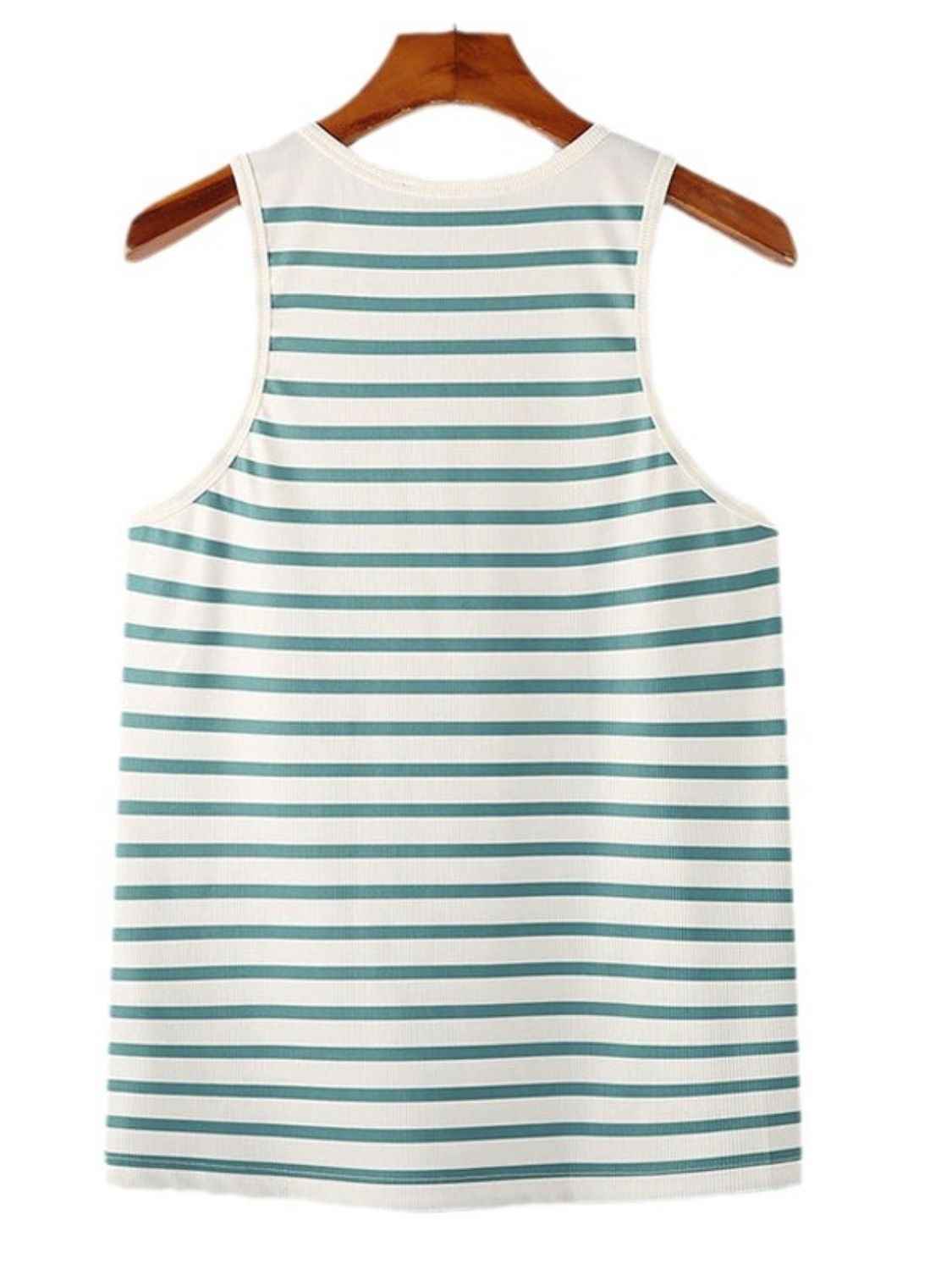 Men's Striped Wide Strap Tank - Damned Threads