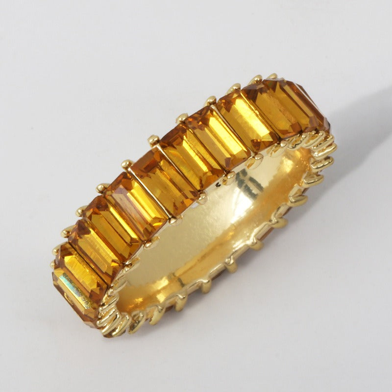 18K Gold Colorful Gem-Stacked Ring - Damned Threads