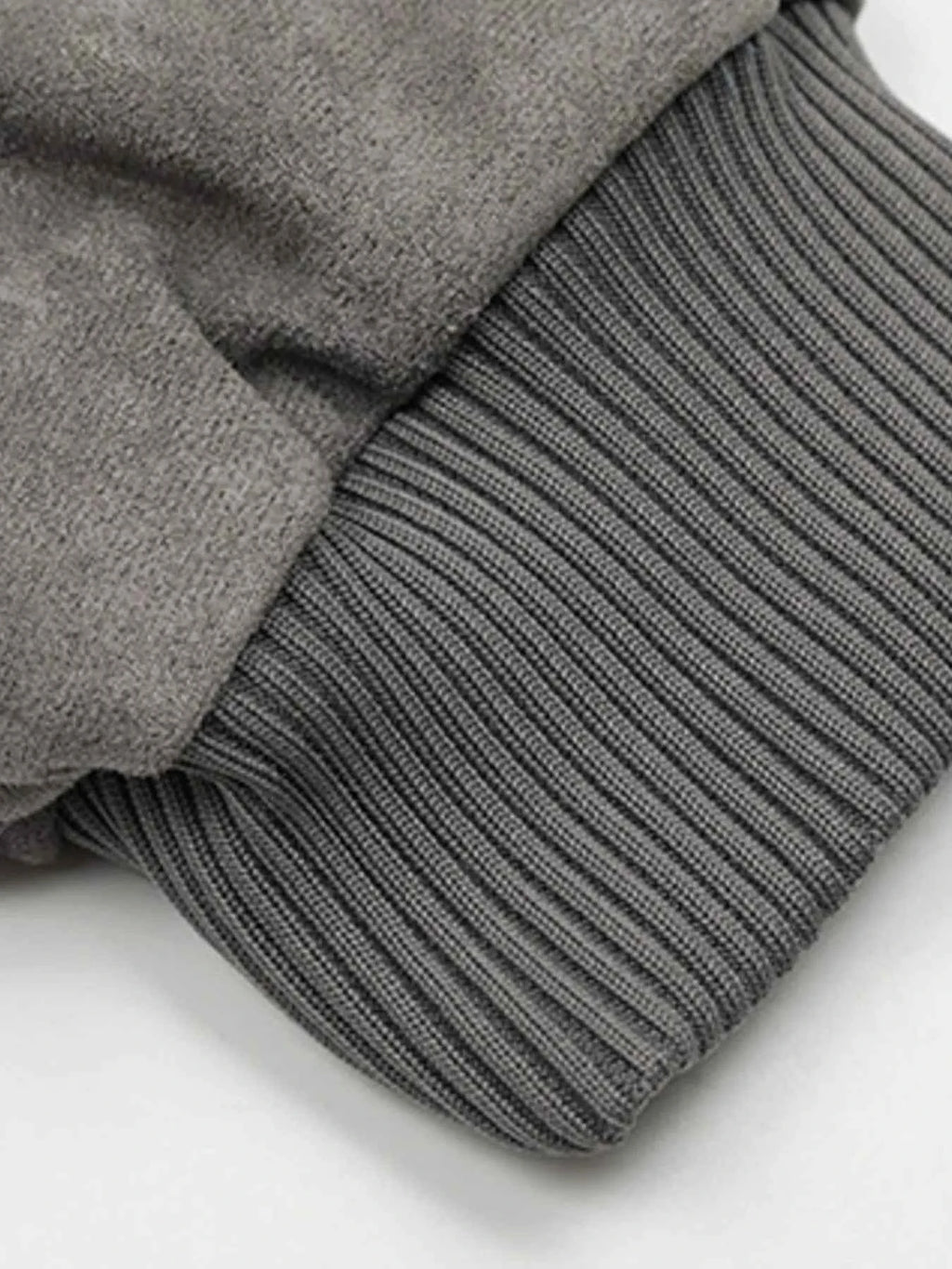 Men's Collared Neck Long Sleeve Jacket