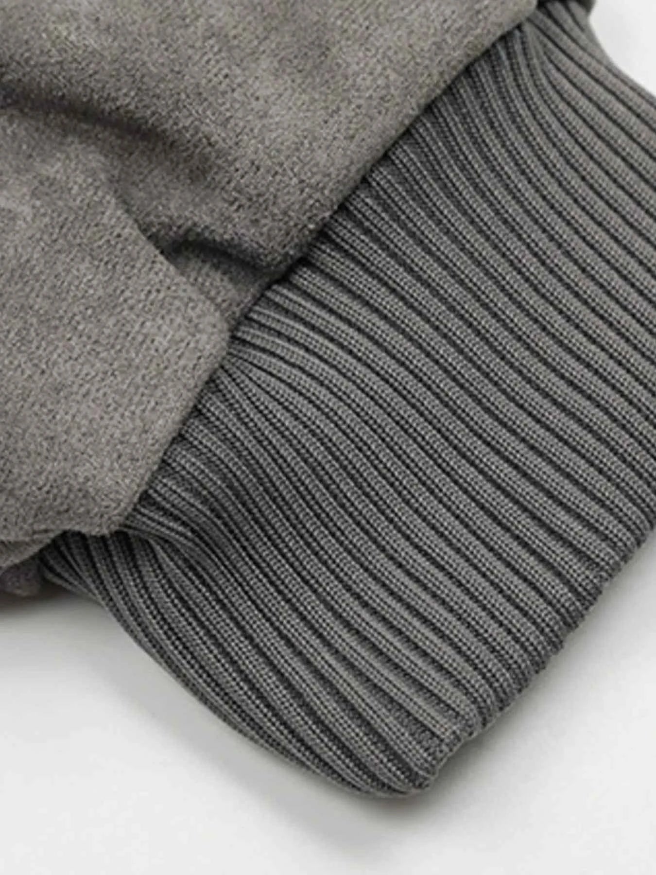 Men's Collared Neck Long Sleeve Jacket