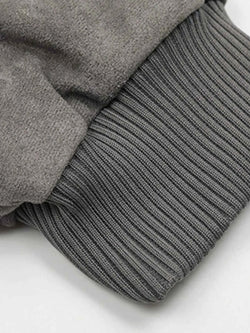 Men's Collared Neck Long Sleeve Jacket