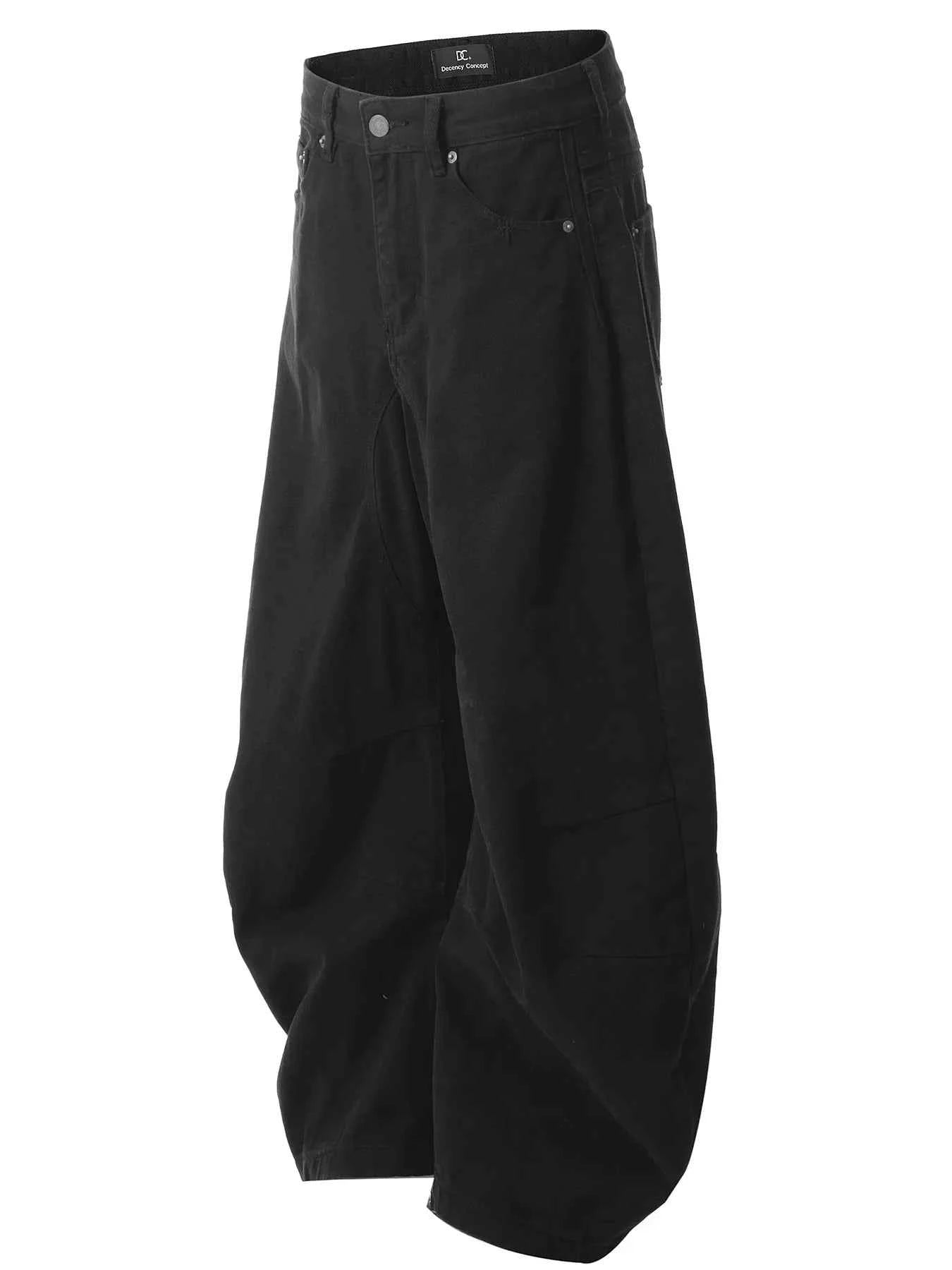 Men's High Waist Curved Jeans