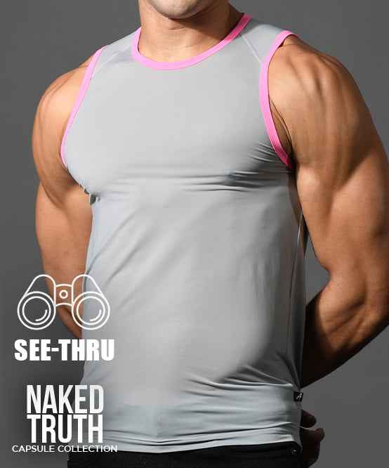 Naked Truth Capsule See-Through Muscle Tank