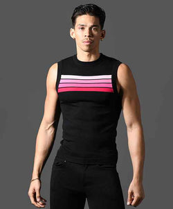 Knit Stripe Sleeveless