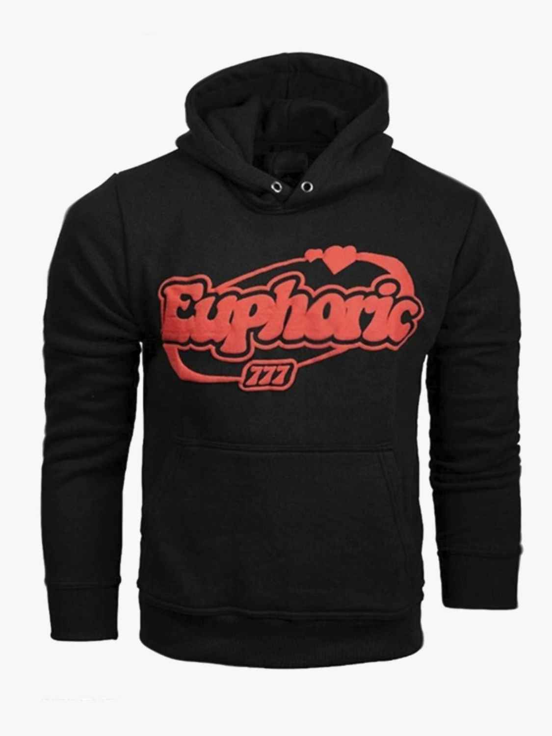 Men's Letter Graphic Long Sleeve Hoodie - Damned Threads