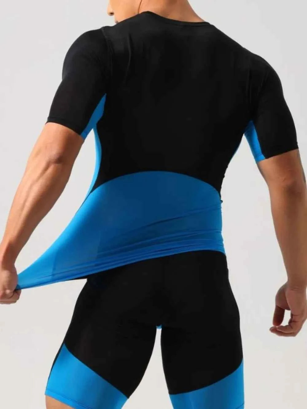 Men's Contrast Gym Guy Top - Damned Threads