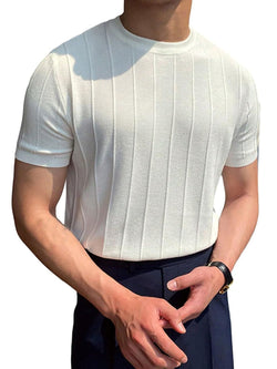 Men's Full Size Round Neck Short Sleeve T-Shirt Plus Size - Damned Threads