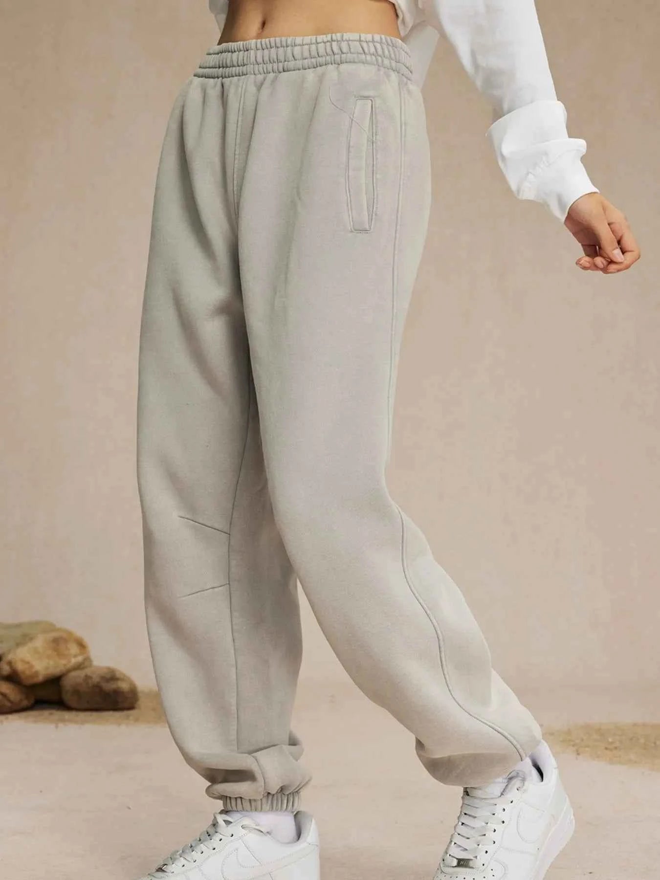 Men's Casual Elastic Waist Cotton Sweatpants