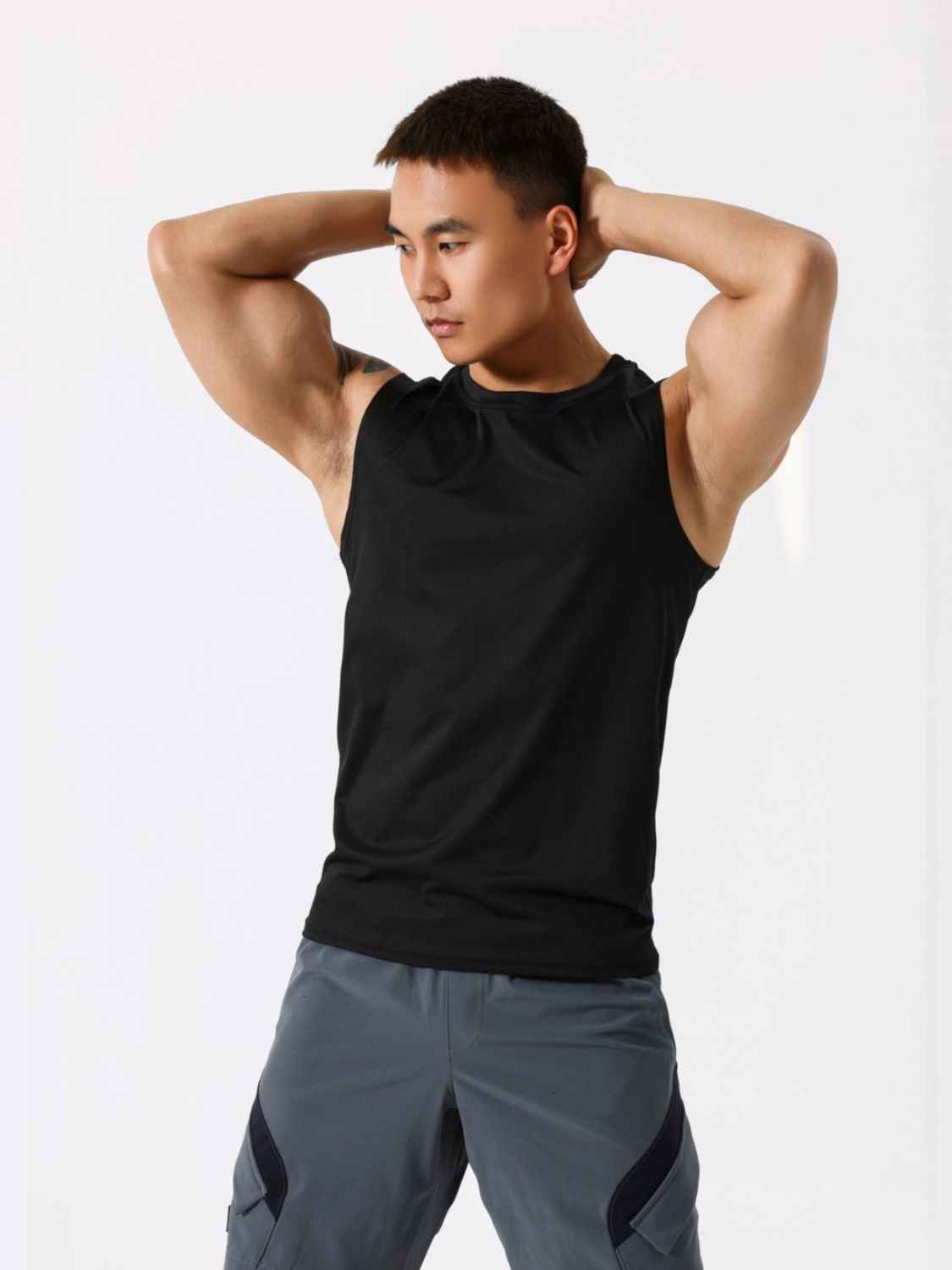 Men's Solid Active Tank - Damned Threads