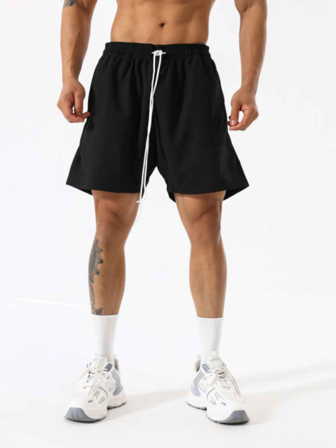 Men's Plus Size Drawstring Active Shorts - Damned Threads