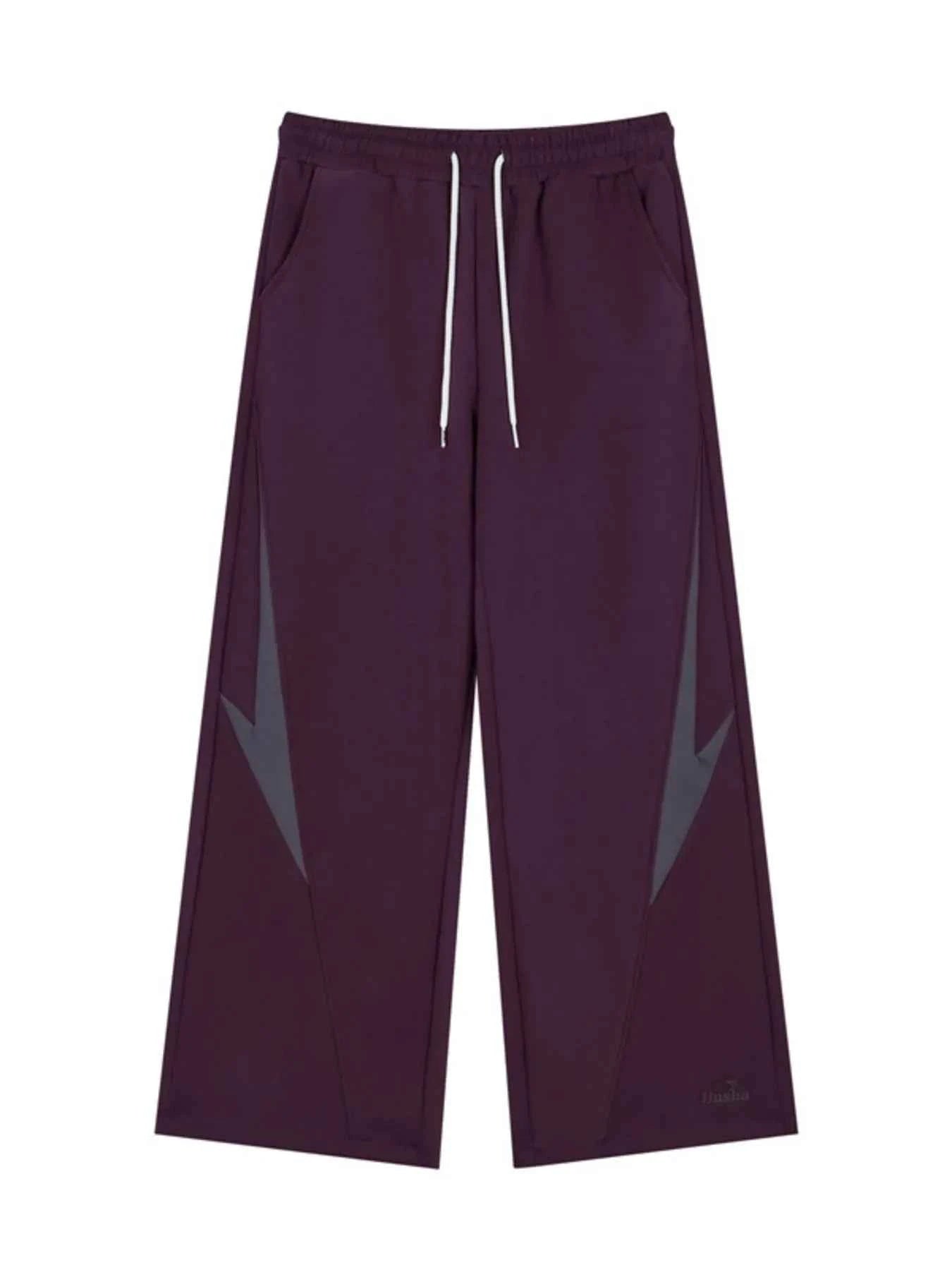 Men's Drawstring Wide Leg Pants