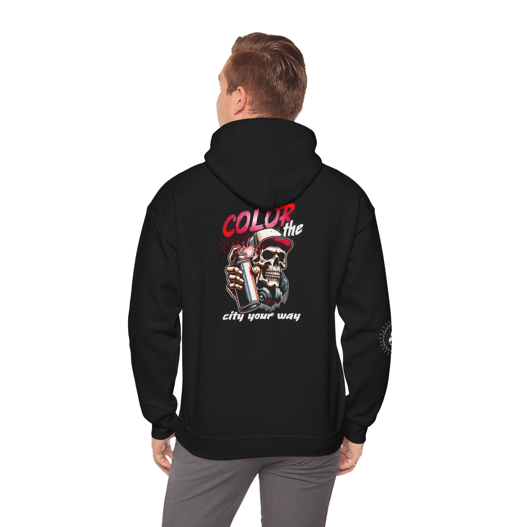 Color The City You Way - Unisex Heavy Blend™ Hooded Sweatshirt - Damned Threads