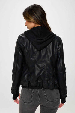 Coalition LA Double Zip Hooded Long Sleeve Jacket - Damned Threads