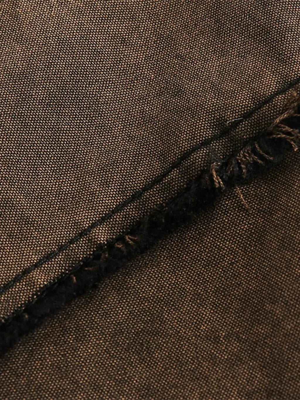 Men's Washed Frayed Hem Hoodie