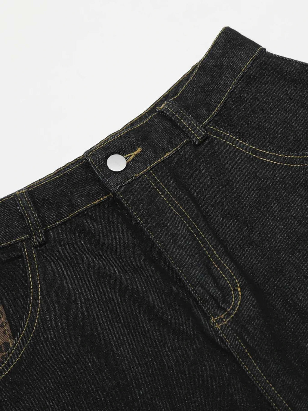 Men's Wide Leg Denim Shorts