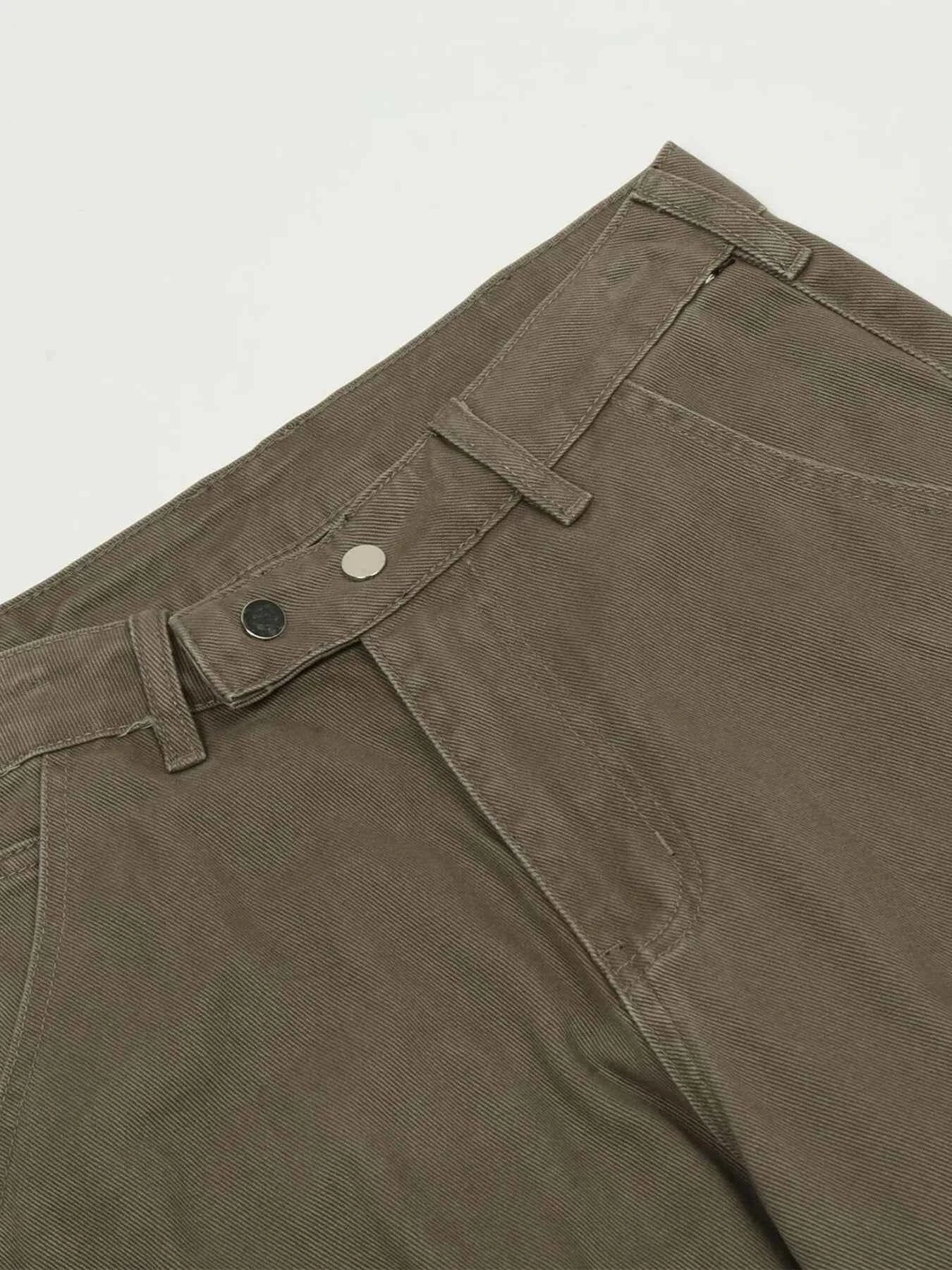 Men's Wide Leg Cargo Pants with Multi Pockets