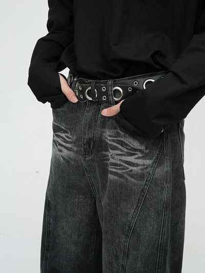 Raw Hem Jeans with Pockets - Damned Threads