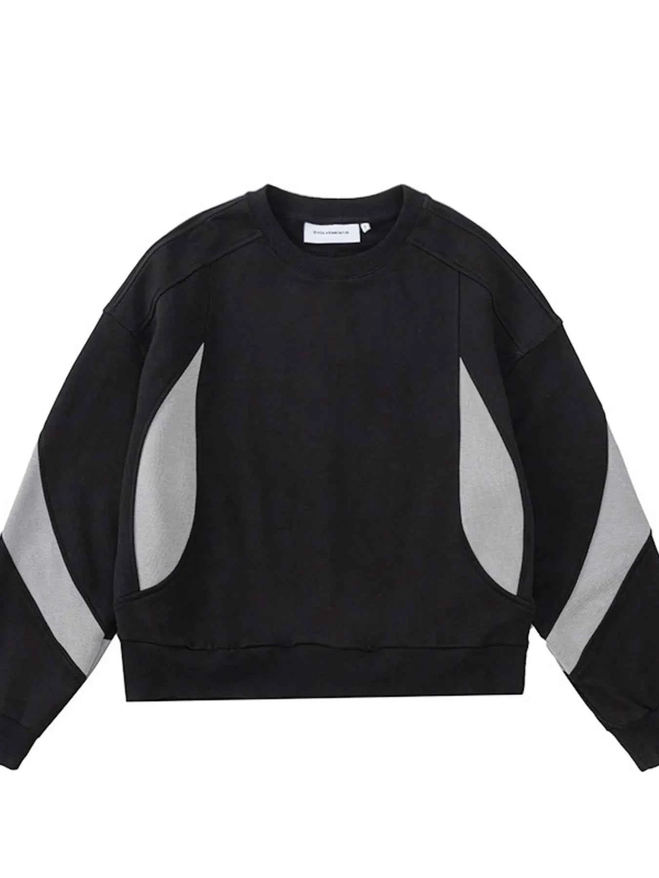 Men's Color Block Crew Neck Sweatshirt