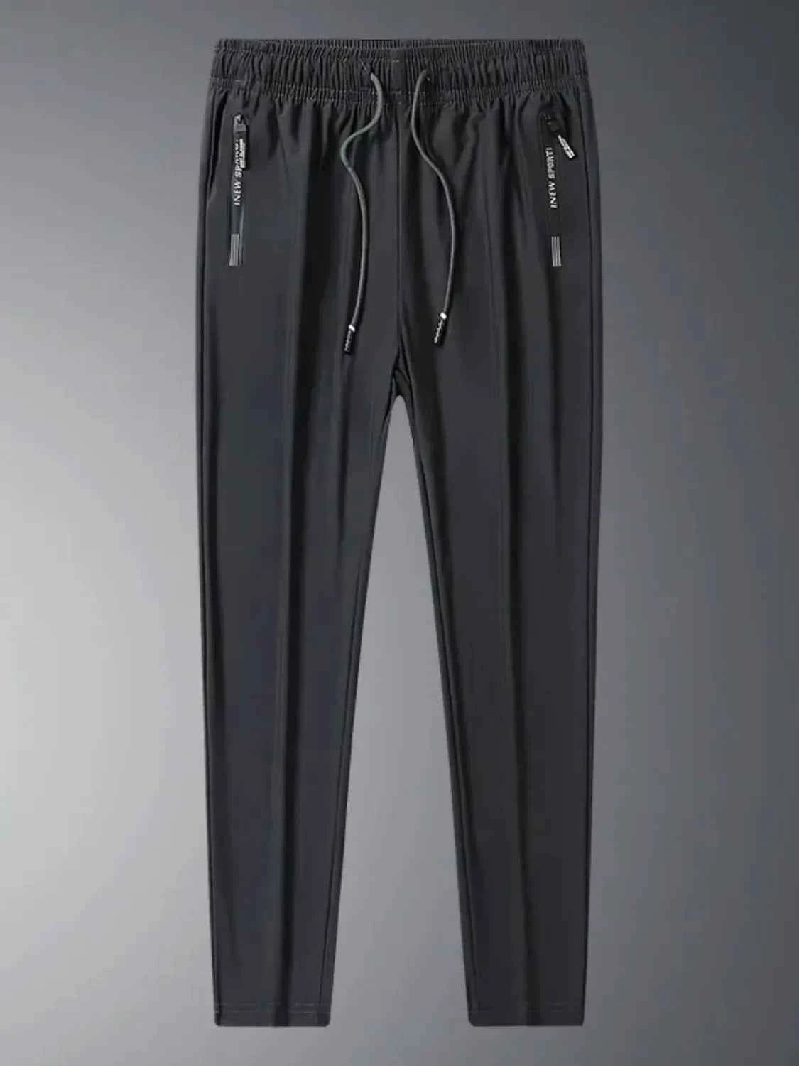 Men's Plus Size Drawstring Pants with Pockets