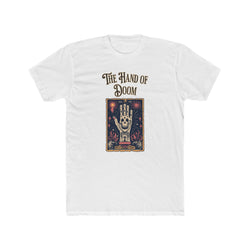 The Hand Of Doom - Unisex Cotton Crew Tee (Front) - Damned Threads