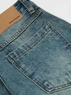 Men's Wash Wide Leg Jeans
